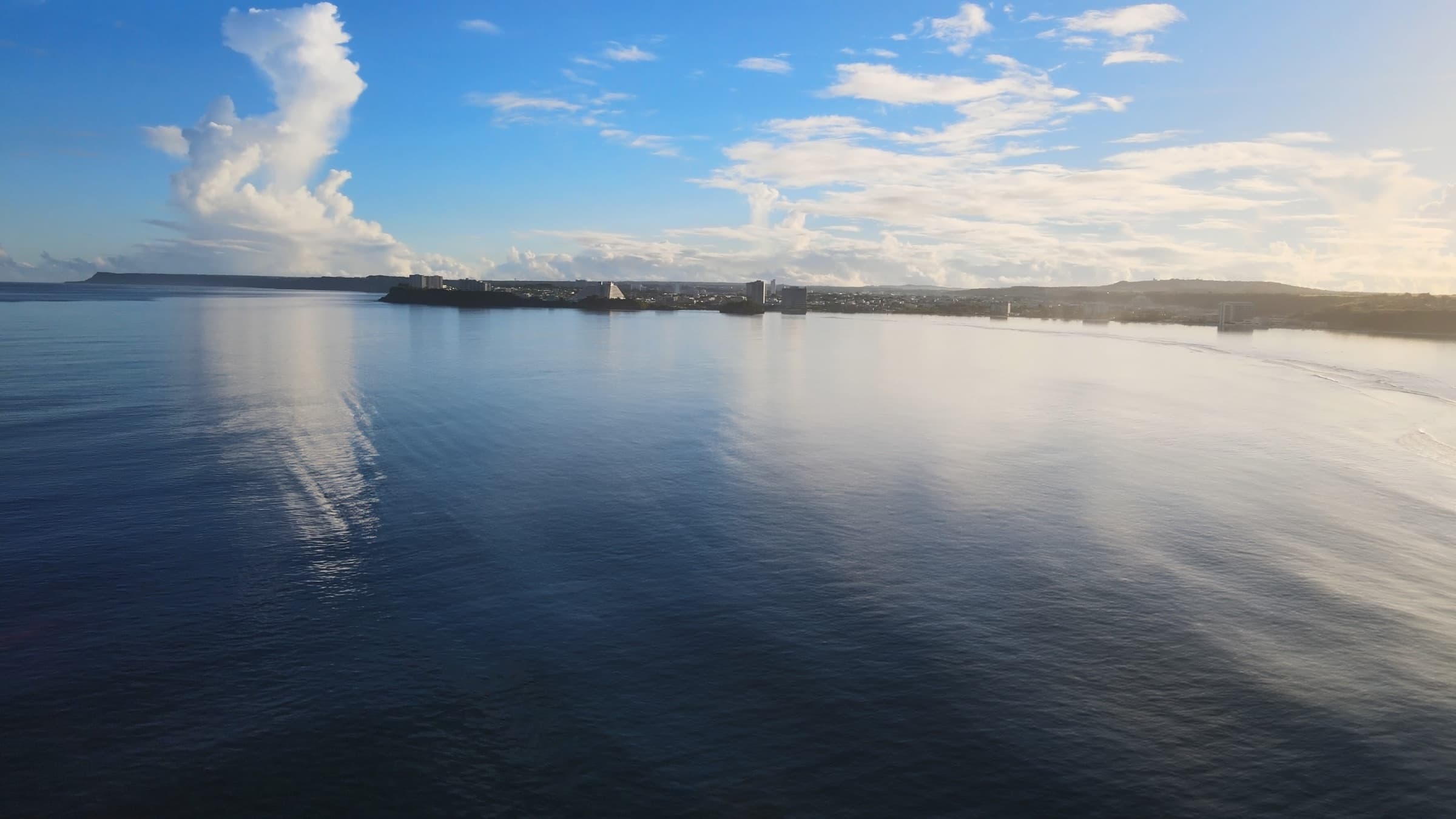 Aerial view of Tumon Bay, Guam